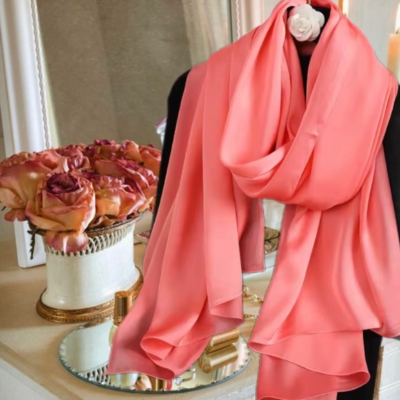 coral shawl for wedding